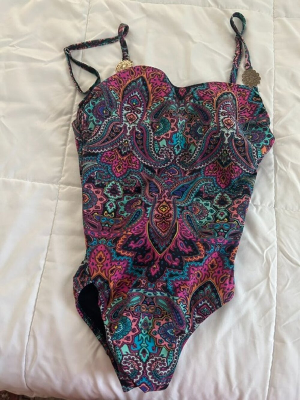 Gottex Multi-Colored One Piece Bathing Suit
